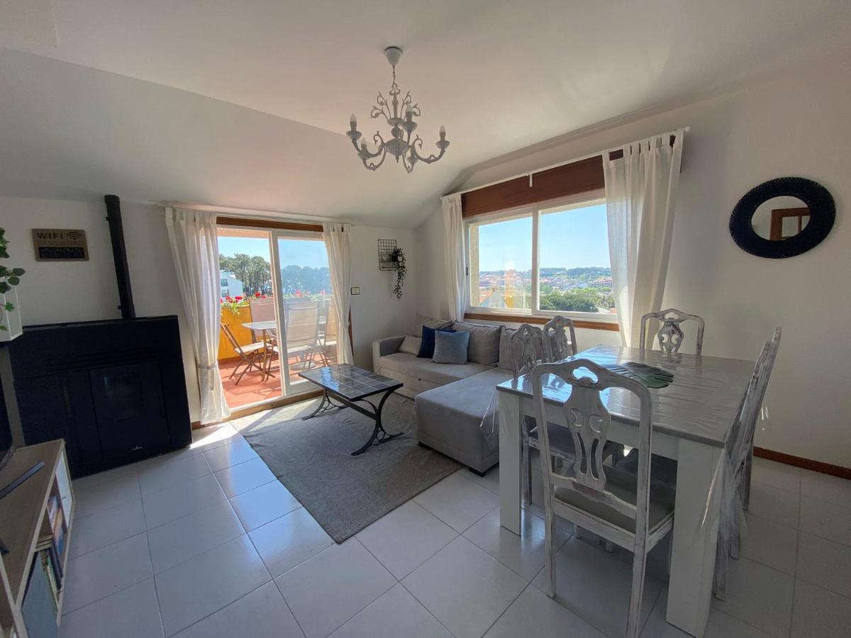 Bonito Apartamento En La Playa Sanxenxo Bagian luar foto