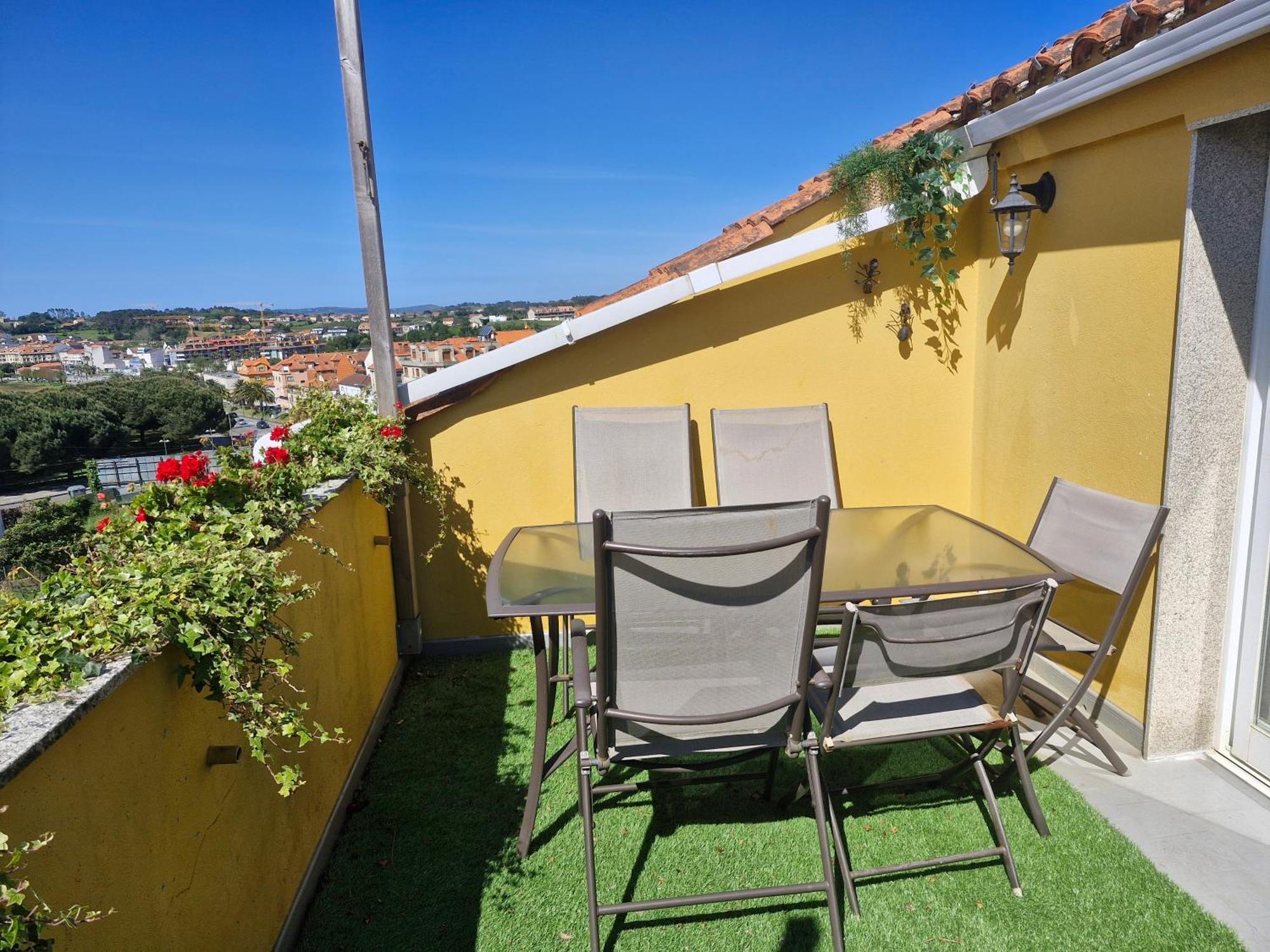 Bonito Apartamento En La Playa Sanxenxo Bagian luar foto