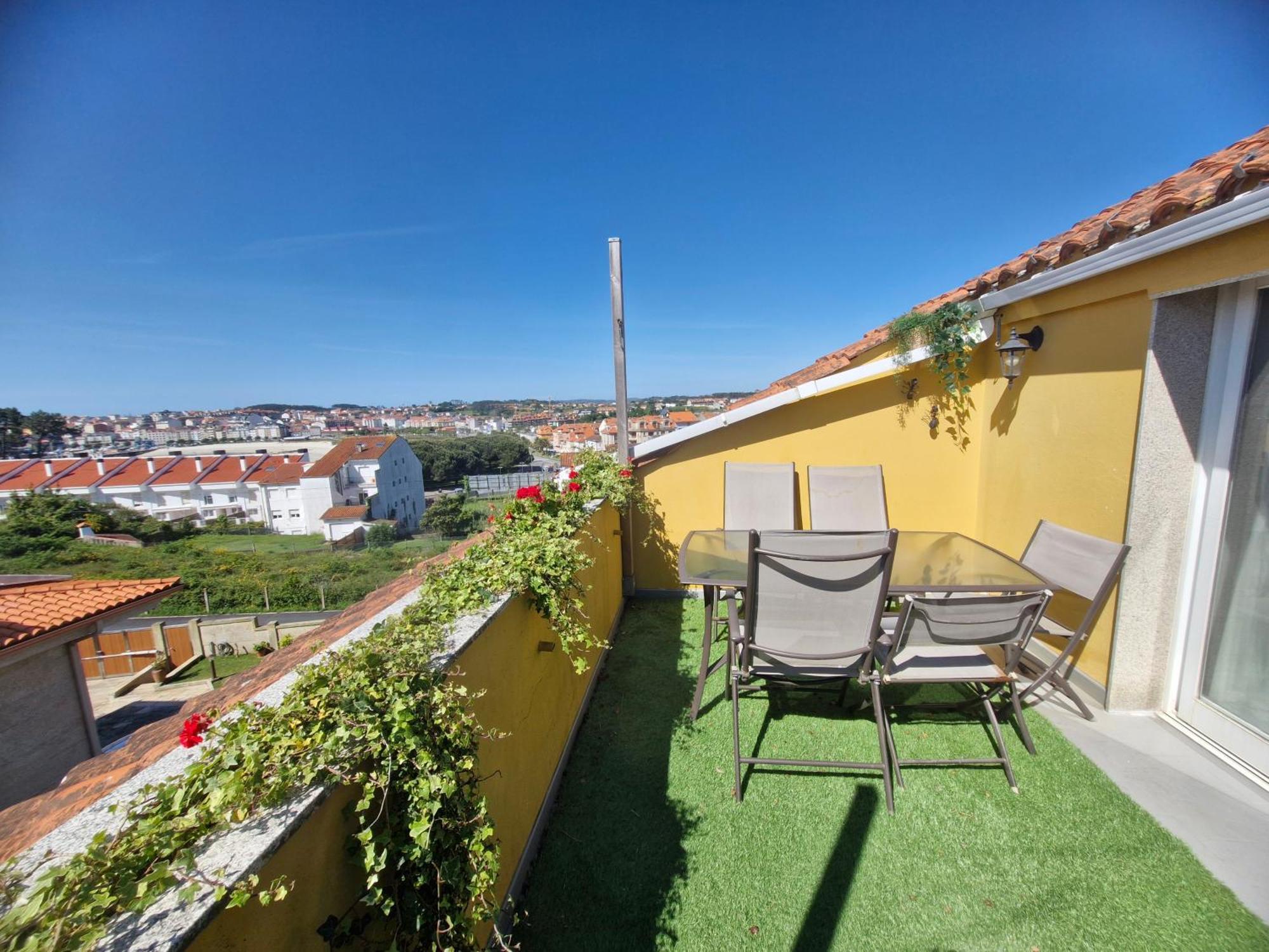 Bonito Apartamento En La Playa Sanxenxo Bagian luar foto